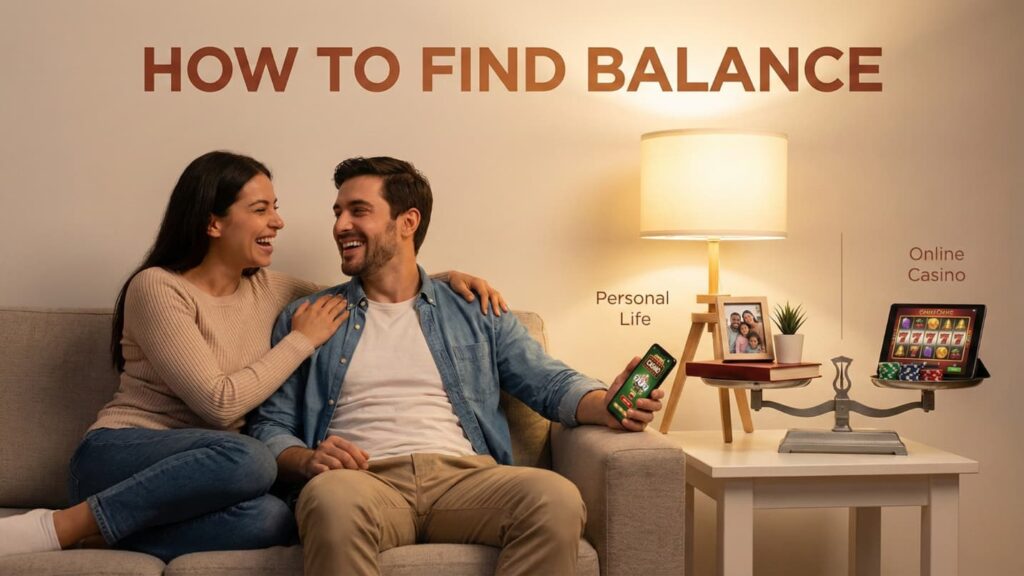 To find a balance choose only trusted online casino and check reviews